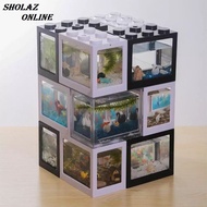 Akuarium Lego Block Mini & Besar untuk Ikan Betta / Guppy / Udang / Kura-Kura / Anak Ikan dan Lain-L