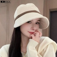 ANTI-UV HAT / COOL UV HAT MODERN STYLE HALF VISOR BUCKET HAT / FASHION ANTI-UV PROTECTION HAT - TPI-
