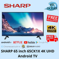 [INSTALLATION] SHARP 65 inch 65CK1X 4K UHD Android Tv(1-13 days delivery)
