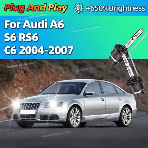 HID D2S 35W Xenon 6000K Auto Lamp Car Headlight Bright White Replacement Upgrade For Audi A6 S6 RS6 