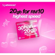 Simkad YES Prepaid FT5G Esim | RM10 20GB | Data 4G 5G Uncapped speed