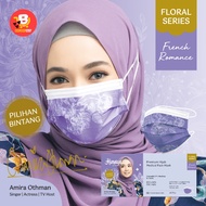 Himaya 3-Ply Hijab Premium Medical Face Mask 50s - French Romance (HIMAYA)