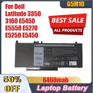 6460mah High-Capacity G5M10 Laptop Battery for Dell Latitude 3350 3160 E5450 E5550 E5270 E5250 E5450