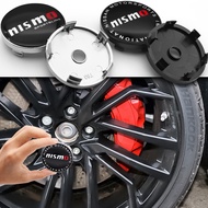 4pcs 60mm NISMO Wheel Center Hub Modification Cover Rim Badge Cover for Nissan Juke Tiida Teana GTR 