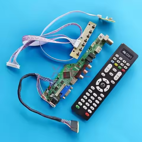 Driver Controller Board For LP156WHB-TLA1/TLB1/TLC1/TLD1 Laptop Screen 1366x768 HDMI+VGA+AV+USB Anal
