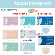 11.11 SPECIAL (1 carton = 20 boxes) MEDICOS 3PLY/4PLY ASTM 2 ULTRASOFT Surgical Face Mask Adult 1 ca