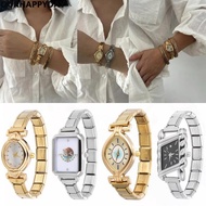 Italian Charm Modular Watch Bracelet Wrist Watch Fit 9mm Stainless Steel Bracelet DIY Making Jewelry