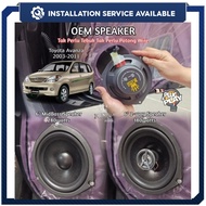 [Installation Provided] Toyota Avanza 2003-2011 OEM Plug & Play 2-Way/MidBass Speaker (6" 2-Way 180w