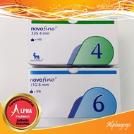 Novo Fine Pen Needle (32G 4mm / 31G 6mm)  100 pieces