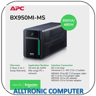 APC BX950MI-MS Back-UPS 950VA, 480WAtts 230V, AVR, 2 universal &amp; 2 IEC outlets /2YRS Warranty