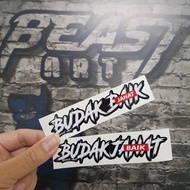 Budak Baik / Budak Jahat / STICKER BEAST ART