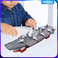 [Etekaxa] Aircraft Carrier Toy Spray Water Function Launching Aircraft Carrier Toys for