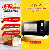 ♞,♘,♙Kyowa Digital Electric Oven Convection Oven Kw-3354 60 Liters Black with Freebie