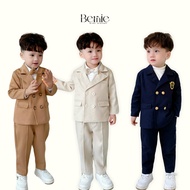 BERNIE Boy's Vest Set 3 Luxurious Details Modern Style - Code 1412B015 + 22B498