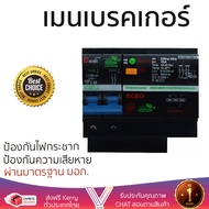 รุ่นขายดี เบรคเกอร์ งานไฟฟ้า Gsafe เมนเบรกเกอร์ RCBO 50A ดำ ตัดไฟ ป้องกันไฟดูด ไฟรั่วอย่างมีประสิทธิ