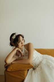 millerbride veil米樂新娘頭紗-蕾絲髮帶