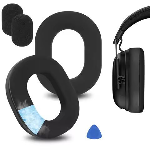 Geekria Sport Cooling-Gel Replacement Ear Pads for Razer BlackShark V3 Pro (Do Not Fit BlackShark V3