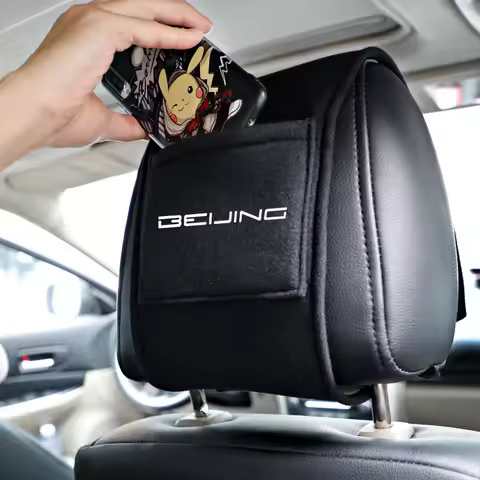 Car Seat Cushion Headrest Cover For BAIC Senova X25 X35 X55 X65 Beijing BJ20 EV2 EV5 BJ40 EC3 EC5 EU