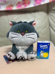 Disney Lucifer Cat 迪士尼 路西法 貓貓 灰貓 貓 細 景品 公仔