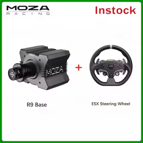 MOZA R9 Direct Drive Racing Wheel Kit with ESX Steering Wheel for Xbox Gaming Simulation 22 Keys
