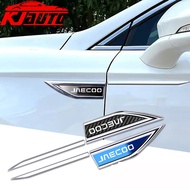 1pair Jaecoo Car Fender Metal Sticker Exterior Decorative Right Left Decals Modification for Chery J