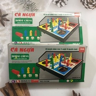 Cờ cá ngựa bộ đồ chơi cờ cá ngựa có nam châm KT bàn 24x24