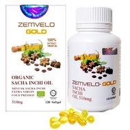 Official Store Zemvelo Gold Sacha Inchi Oil Softgel 510mg x 120 Capsules DND369 Dr. Noordin Darus