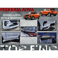 PERODUA ATIVA MODELISTA BODYKIT (MDLS) SKIRT LIP FOR ATIVA FRONT SKIRT SIDE SKIRT REAR SKIRT ATIVA M