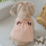 Pet Skirt Summer Thin Clothing Cat Dog Clothes Breathable Clothing Cat Teddy Dog Home Clothing
