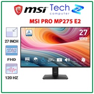 MSI PRO MP275 E2 Monitor - 27 inch - IPS - FHD - 120Hz - 1ms