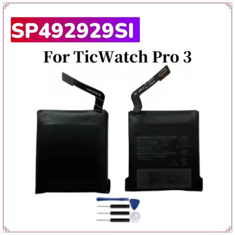 Original Battery for TicWatch Pro 3 Pro3 Ultra battery GPS Wear OS Smartwatch 3.88V 577mAh SP492929S