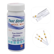 CHLORINE TESTER WATER STRIP 3 IN 1 FOR SWIMMING POOL PH TESTER