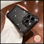 Black Clear Phone Case For Realme Narzo 50 30 Pro P3X Q5 Q5X Q3 Pro Q3S Q3T Q3i Q2 V25 V20 V13 X7 Ma