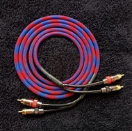 美國/怪獸 Monster 發燒級音頻 2出2 RCA訊號線/高純度純銅線/鍍金插頭 /高防干擾編織網/高頻解析力一流/中頻更是甜美/低頻剛勁醇厚/粗身柔軟 (2米長)