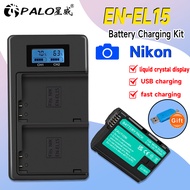 PALO⚡ Camera LCD Charger EN-EL15 ENEL15 Rechargeable Battery For Nikon D7000 D7100 D7200 D850 D750 D