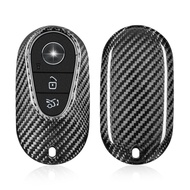 T-carbon Key Fob Cover Mercedes-Benz Authentic Fiberglass Key Case Key Shell Protector Benz EQE350 S