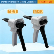 Dental Impression Mixing Dispenser 1:1/1:2 Universal 10:1 Dispensing Silicone Rubber Dental Tools
