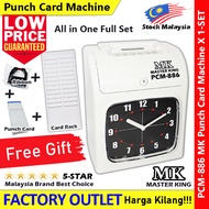 MK Master King Time Recorder Machine Punch Card Machine Time Recorder Punch Machine PCM-886