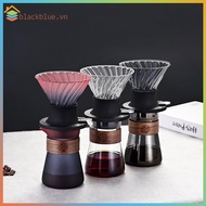 BBLUE Immersion Coffee Dripper Pour Over Dripper Immersion Dripper Coffee Maker Glass Coffee Filters
