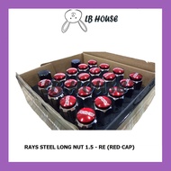 Rays Lock Nut Rays Wheel Nut Rays Tyre Nut Rays Racing Nut Rays Steel Nut Nut Besi Red