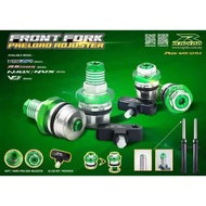Rapido Yamaha Y15ZR / NMAX / NVX / RS150R / SYM VF3i Front Fork Preload Adjuster Cap Green