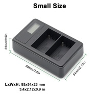 NP-FW50 NPFW50 Battery & Dual Charger for Sony Camera with Micro USB & Type C Por