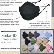 Promo Hari Ini Masker kain evo 4D masker convex kain dapat dicuci