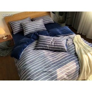 Muji velvet bedding set