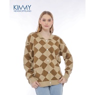 NEWSHOPPELAND - Kimmy Argyle Knit Cardigan