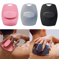 1pc Massage And Scrub Brush Oval Shower Brush Soft Bristle Shower Brush Silicone Shower Brush