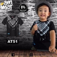 SPECIAL AT51 BLACK TURBAN AMMAR KIDS 8 PERCENT DISCOUNT T-SHIRT CHILDREN'S T-SHIRT M HM