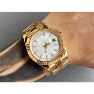 XI7K Men's Automatic Watch, Dual Calendar Dial 36mm Waterproof Watch, Men's Automatic