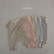 Peekaboo Comfortable Striped Baby Jumpsuit [Ready Stock Arrive the Next Day] Baby Onesie Baby Clothe
