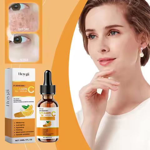 Hoygi 30ml Vitamin C Serum For Face Moisturizing Hydrating Facial Lightening Blemish Melanin Fine Li